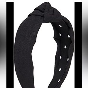 Lele Sadoughi Black Knotted Headband